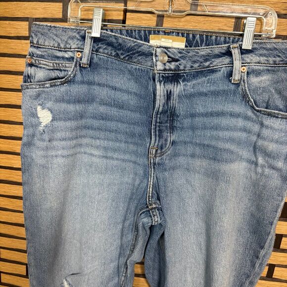 Maurices Brooklyn Relaxed Straight Ankle Jeans Size 16W Short - Picture 3 of 9
